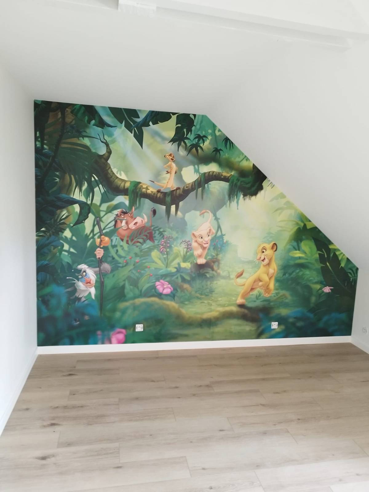 artisan angers pose de papier panoramique chambre enfant