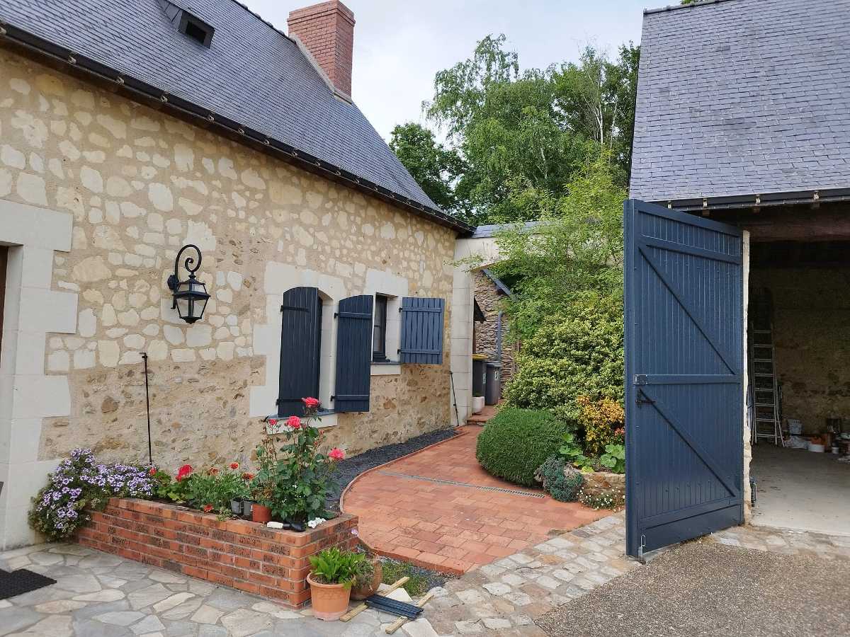 peinture volets menuiseries maison ancienne angers